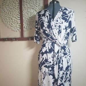 Adriana Papell Wrap Dress